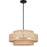 Canarm Bellamy 3 Light 22" Chandelier, Black - ICH1149A03NBK22