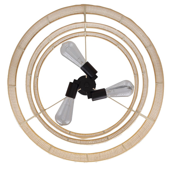 Canarm Bellamy 3 Light 22" Chandelier, Black