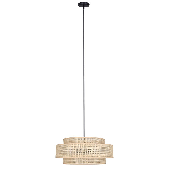 Canarm Bellamy 3 Light 22" Chandelier, Black