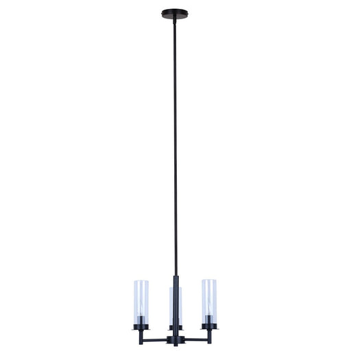 Canarm Benson 3 Light 16" Chandelier, Black