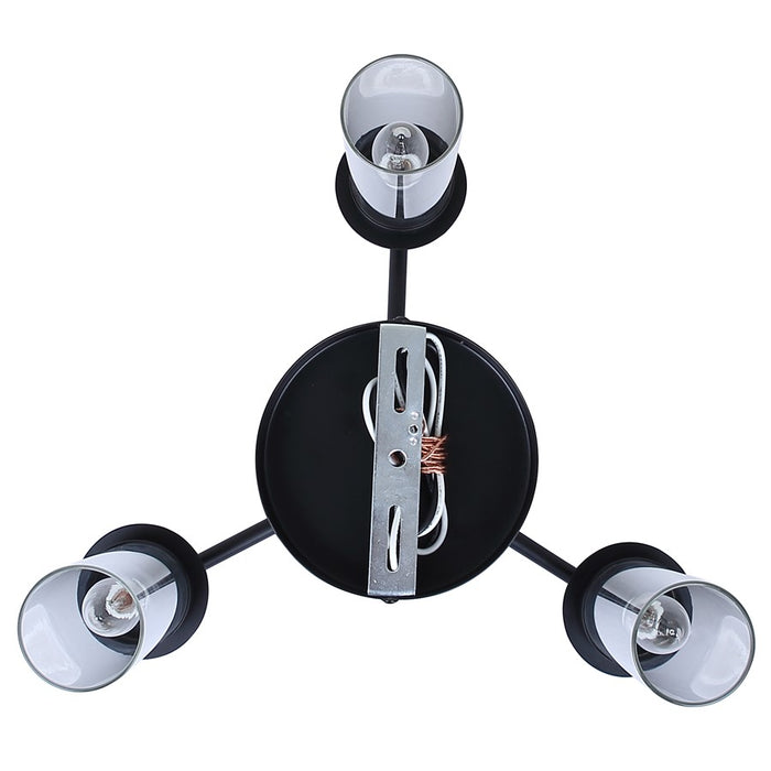 Canarm Benson 3 Light 16" Chandelier, Black