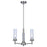 Canarm Benson 3 Light 16" Chandelier, Brushed Nickel - ICH1205A03BN