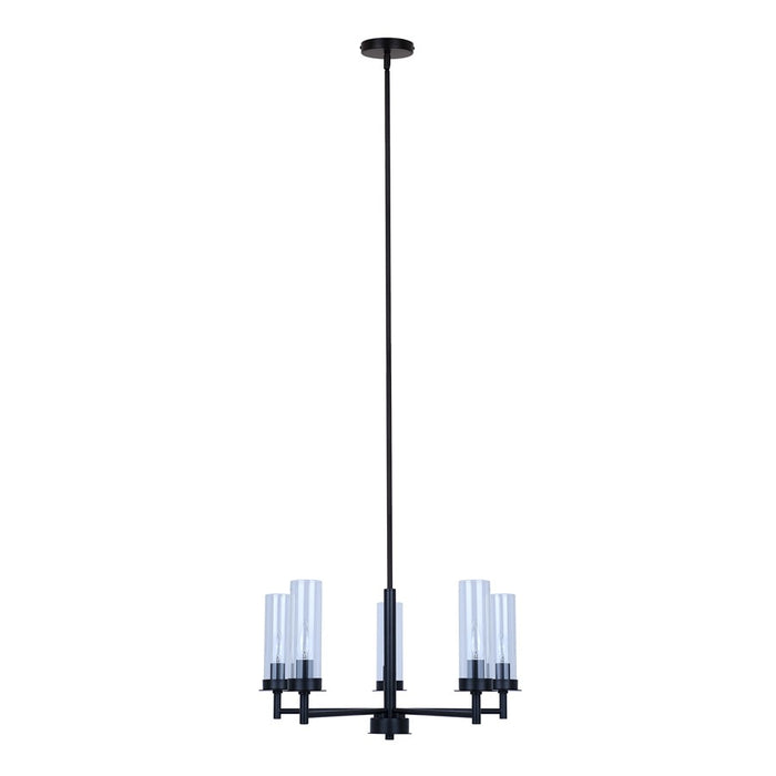 Canarm Benson 5 Light 23" Chandelier, Black