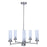 Canarm Benson 5 Light 23" Chandelier, Brushed Nickel