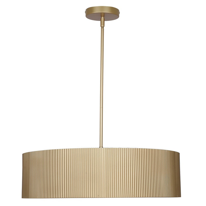 Canarm Scarlett 3 Light 22" Chandelier, Painted Gold