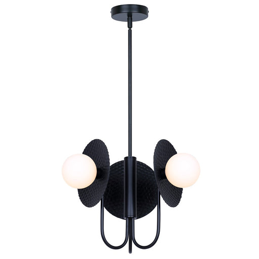 Canarm Mierka 3 Light 17.5"Chandelier, Black - ICH1209A03BK9