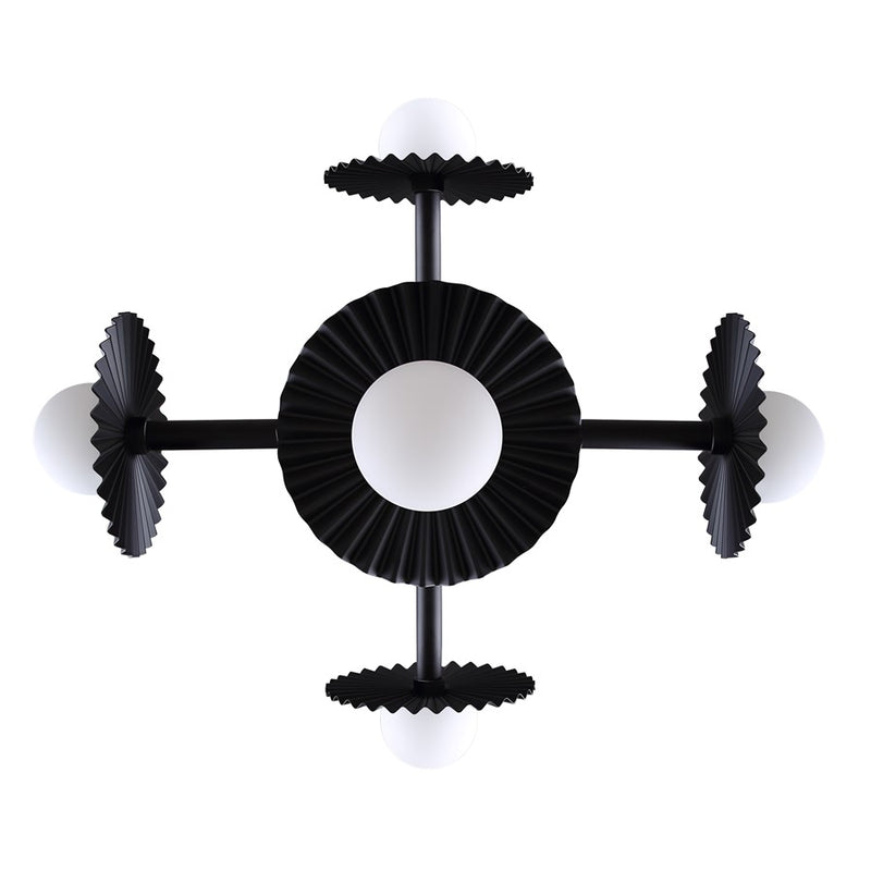 Canarm Payton 5 Light 27.5" Chandelier, Black