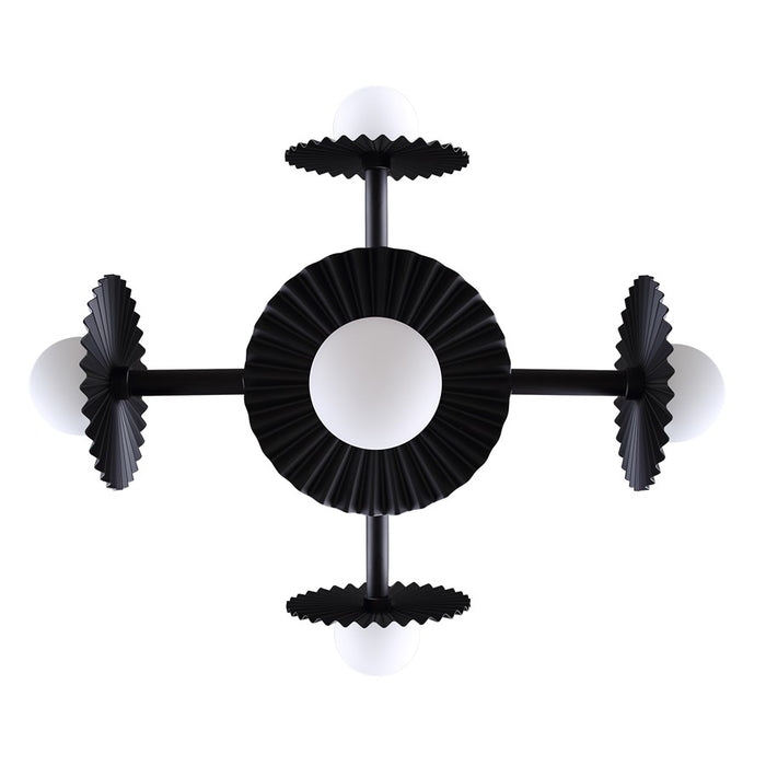 Canarm Payton 5 Light 27.5" Chandelier, Black