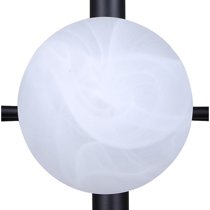 Canarm Mackenna 6 Light 26" Chandelier, Black