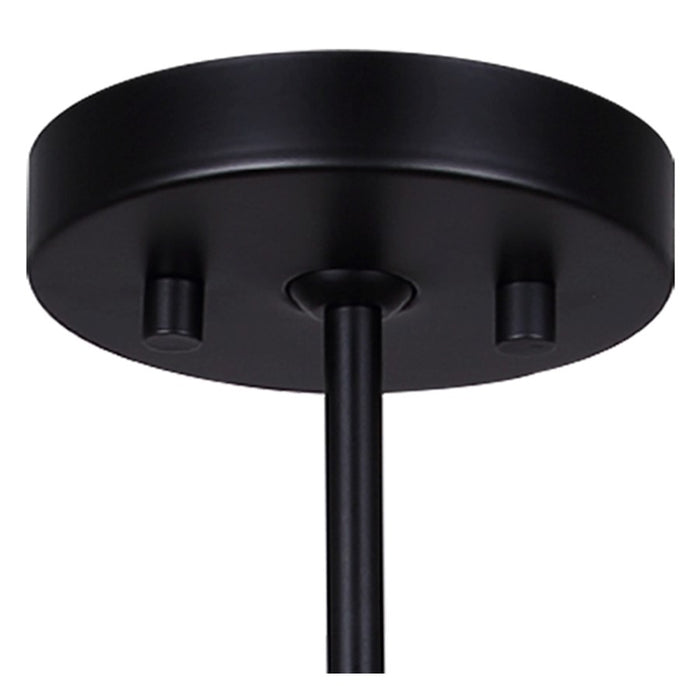 Canarm Mackenna 6 Light 26" Chandelier, Black