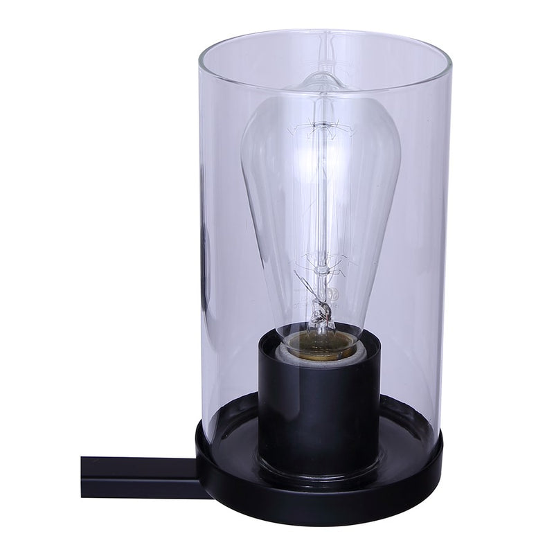 Canarm Britton 5 Light Chandelier, Matte Black