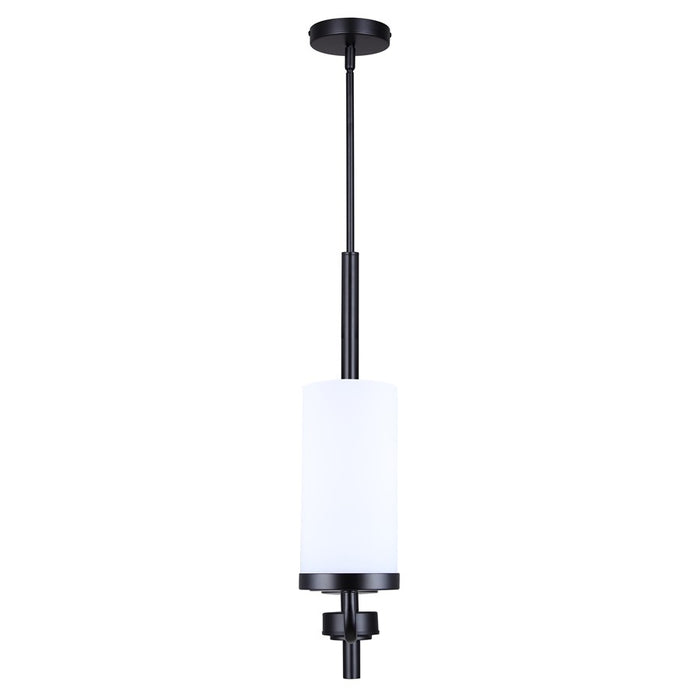 Canarm Malloy 4 Light 23.25" Chandelier, Matte Black
