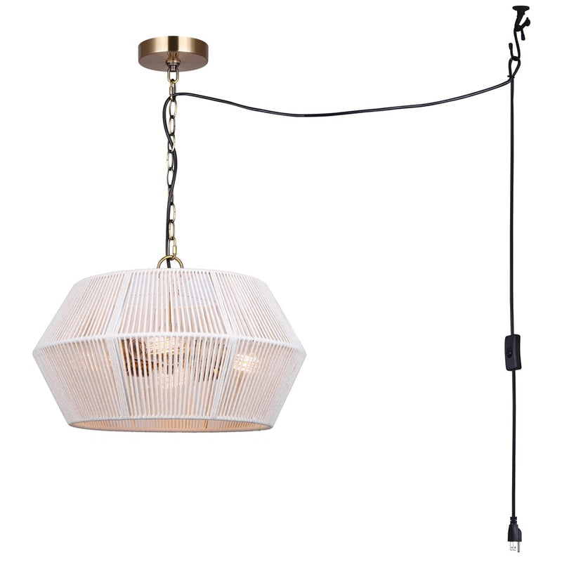 Canarm Ikaria 4 Light 17.75" Chandelier, Gold