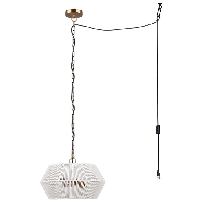 Canarm Ikaria 4 Light 17.75" Chandelier, Gold