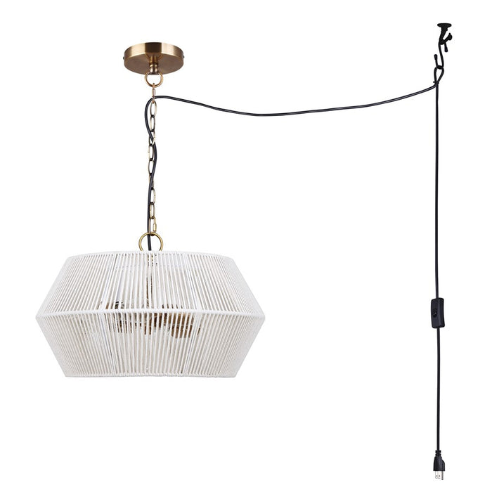 Canarm Ikaria 4 Light 17.75" Chandelier, Gold