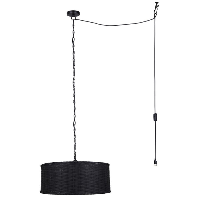 Canarm Granna 5 Light 23" Chandelier, Black