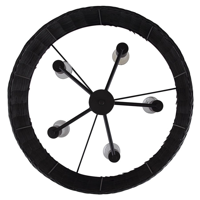 Canarm Granna 5 Light 23" Chandelier, Black