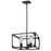 Canarm Zelie 3 Light 13.75" Chandelier, Black