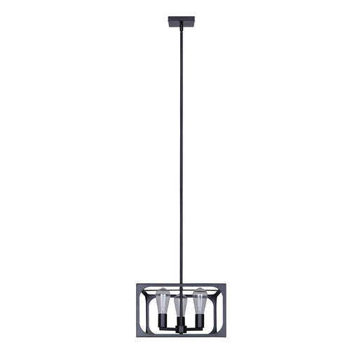 Canarm Zelie 3 Light 13.75" Chandelier, Black
