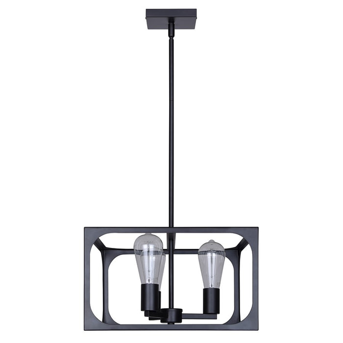 Canarm Zelie 3 Light 13.75" Chandelier, Black