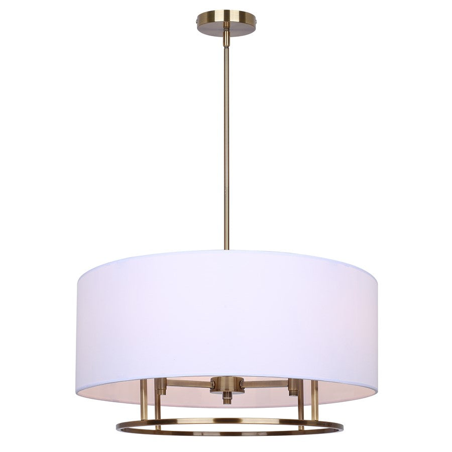 Canarm Bonnie 3 Light 24" Chandelier, Gold - ICH2191B03GD24