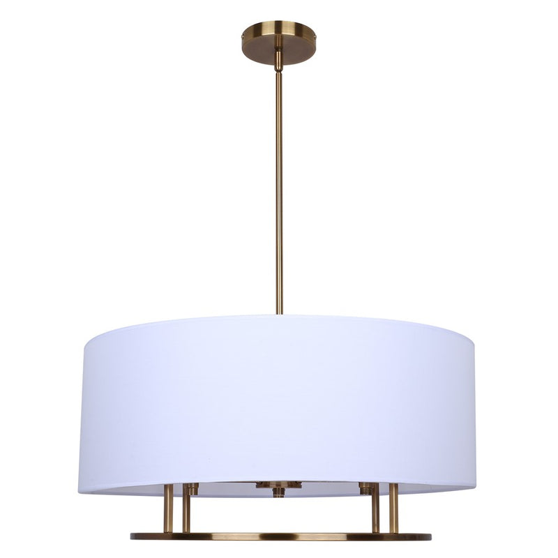 Canarm Bonnie 3 Light 24" Chandelier, Gold