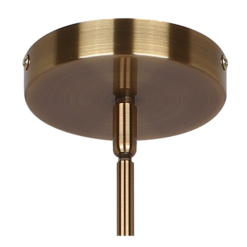 Canarm Bonnie 24in 3-Light Chandelier | Gold Steel and White Fabric Drum Shade | Dining Room & Bedroom | 24 x 24 x 14.75 in | Model ICH2191B03GD24
