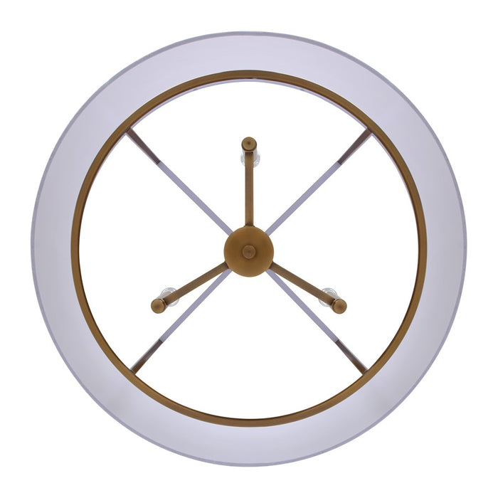 Canarm Bonnie 3 Light 24" Chandelier, Gold