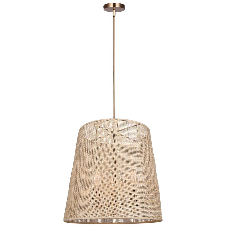 Canarm Mia 3 Light 18" Chandelier, Gold