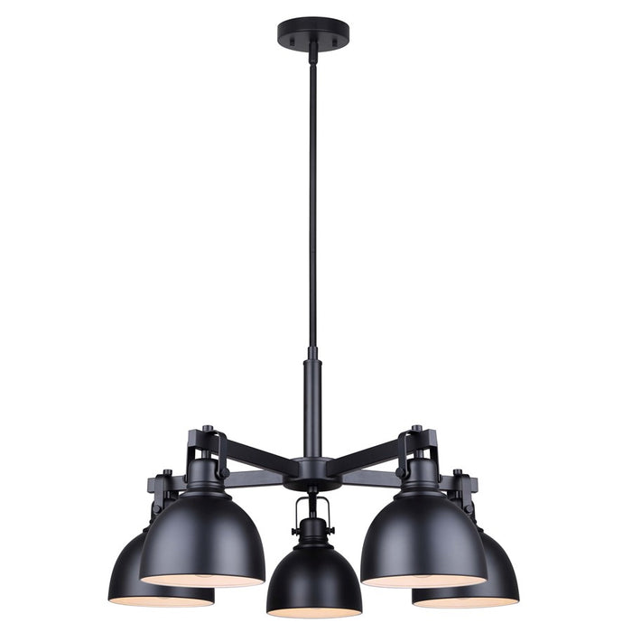 Canarm Polo 5 Light 25" Chandelier, Black - ICH622A05BK