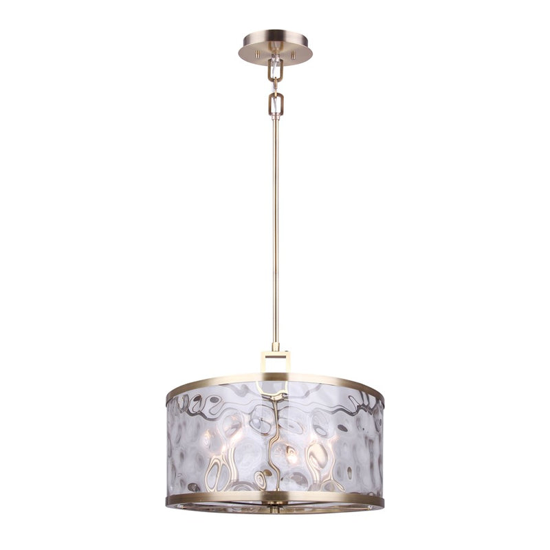Canarm Frankie 5 Light 16" Chandelier, Gold