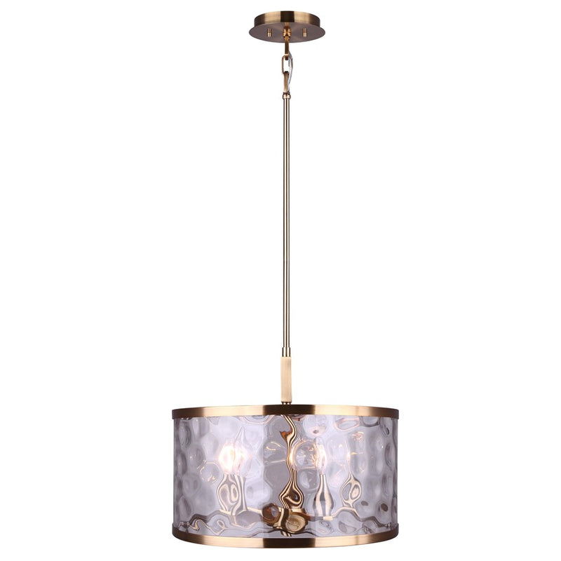 Canarm Frankie 5 Light 16" Chandelier, Gold