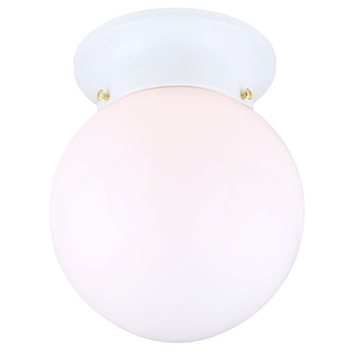 Canarm Madison 1 Light 6" Flush Mount, White - ICL911