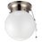 Canarm Madison 1 Light 15" Flush Mount, Brushed Nickel