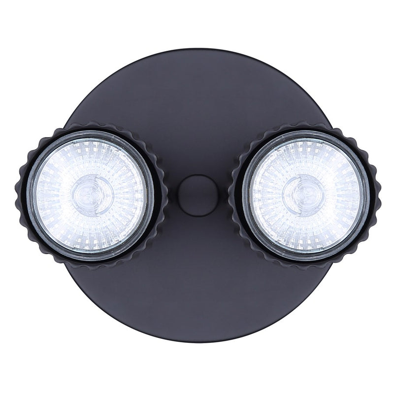 Canarm Rexton 5.5in 2-Light Track Lighting | Matte Black Steel | Hallway & Bedroom | 5.5 x 5 x 5.75 in | Model ICW1119A02BK10