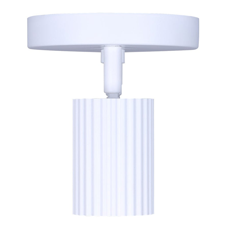 Canarm Rexton 5.5in 2-Light Track Lighting | Matte White Steel | Kitchen & Office | 5.5 x 5 x 5.75 in | Model ICW1119A02WH10
