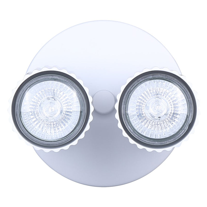 Canarm Rexton 5.5in 2-Light Track Lighting | Matte White Steel | Kitchen & Office | 5.5 x 5 x 5.75 in | Model ICW1119A02WH10