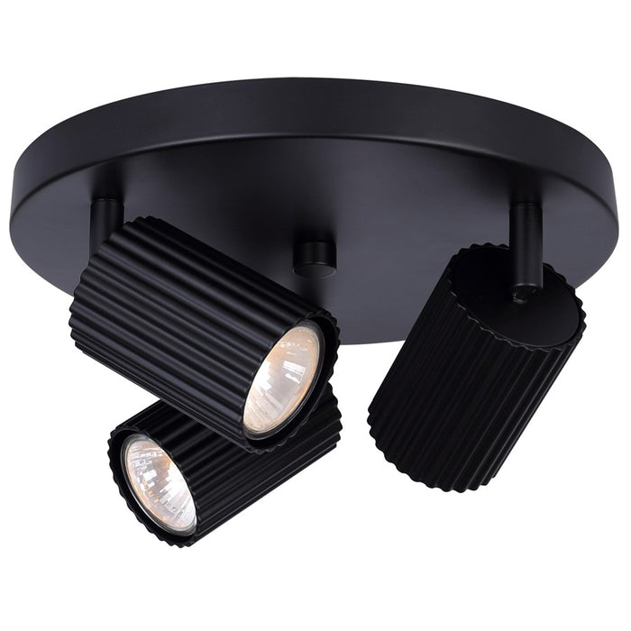 Canarm Rexton 3 Light Track Lighting, Black - ICW1119A03BK10