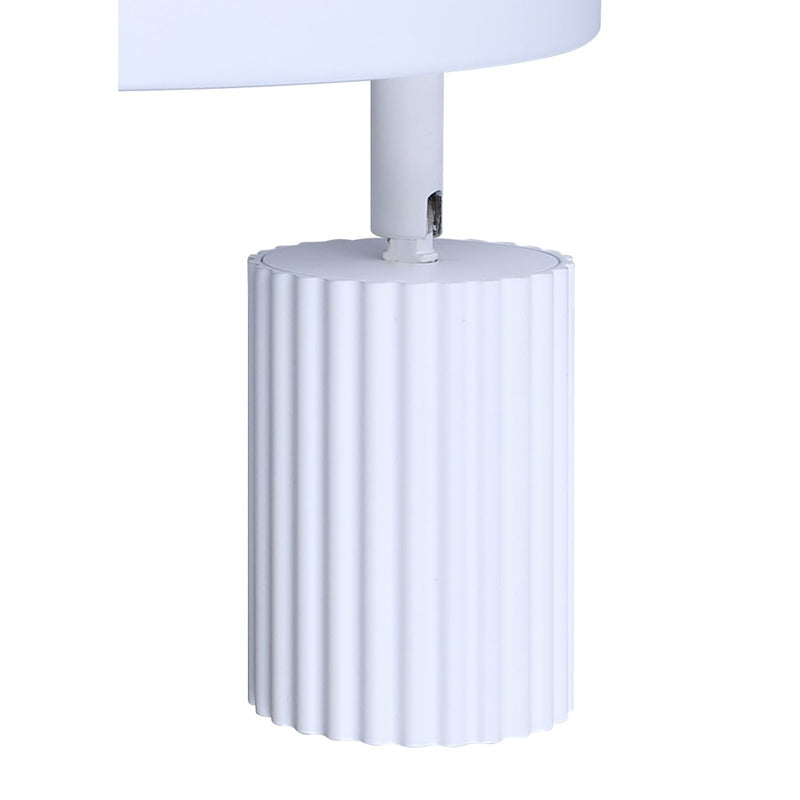 Canarm Rexton 9in 3-Light Track Lighting | Matte White Steel | Kitchen & Hallway Accent | 9.8 x 9.85 x 5.75 in | Model ICW1119A03WH10