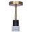 Canarm Elsee 1 Light Track Lighting, Black/Gold