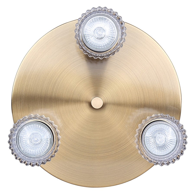 Canarm Elsee 3 Light Track Lighting, Black/Gold