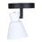 Canarm Radley 1 Light Track Lighting, Black/White
