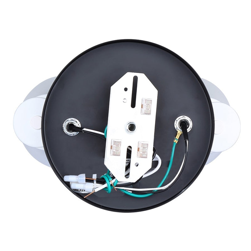 Canarm Radley 10in 2-Light Track Lighting | Matte Black and White Metal | Living Room & Kitchen Accent | 10 x 6 x 6 in | Model ICW1163A02BW10