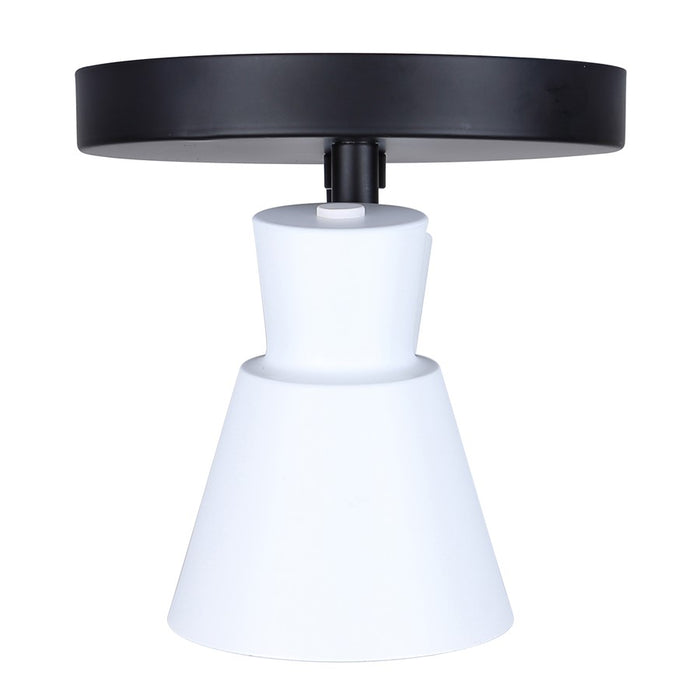 Canarm Radley 2 Light Track Lighting, Black/White