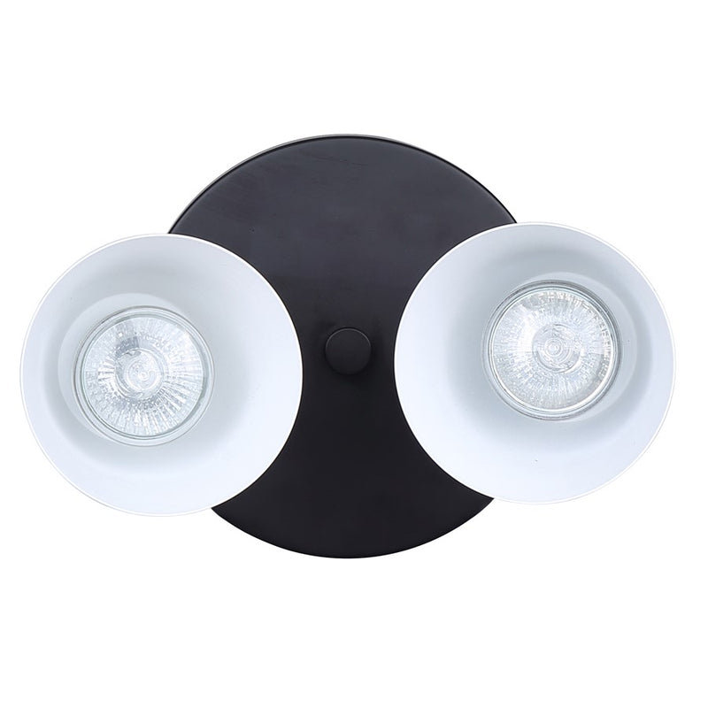 Canarm Radley 2 Light Track Lighting, Black/White