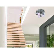 Canarm Hudson 10in 3-Light Track Light | Brushed Nickel and Frosted Glass | Kitchen & Living Room | 10 x 10 x 10 in | Model ICW517A03BN