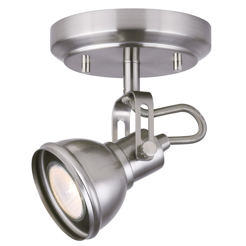 Canarm Polo 1 Light Track Lighting, Brushed Nickel