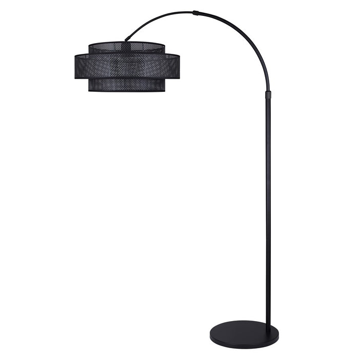 Canarm Bellamy 1 Light 82" Floor Lamp, Black
