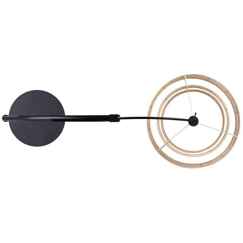 Canarm Bellamy 1 Light 82" Floor Lamp, Matte Black