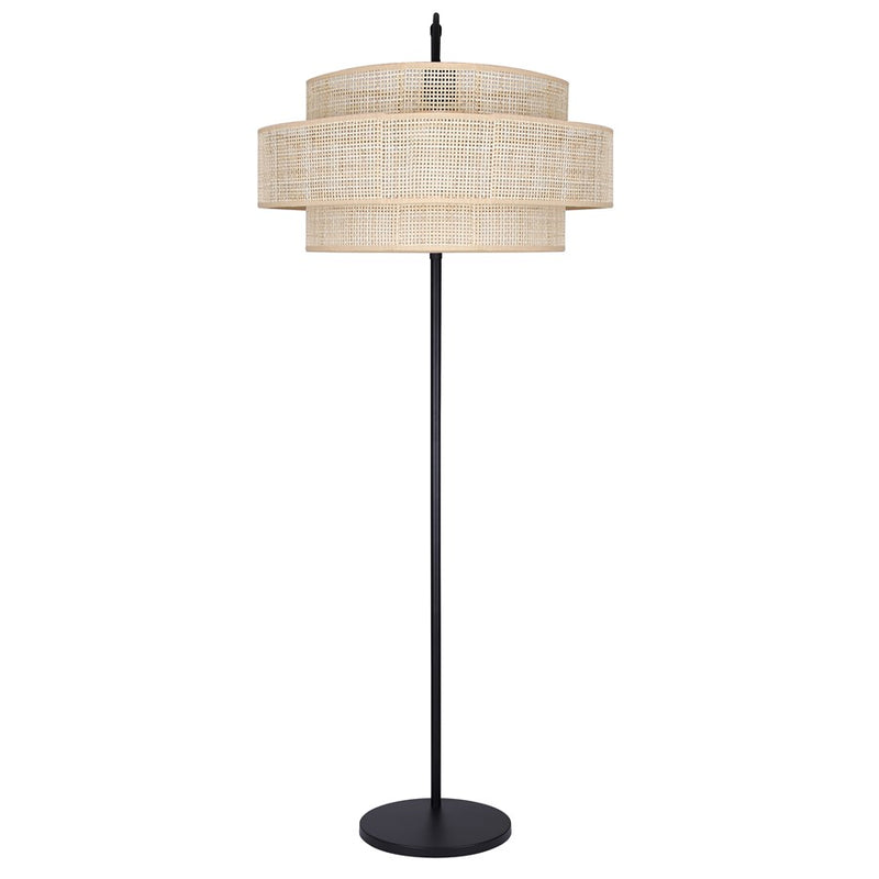 Canarm Bellamy 1 Light 82" Floor Lamp, Matte Black